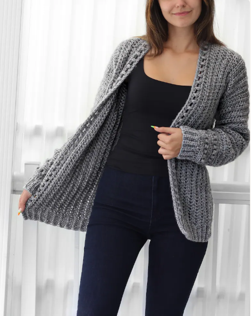 Cozy Oversized Crochet Cardigan PDF Pattern