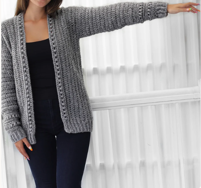 Cozy Oversized Crochet Cardigan PDF Pattern