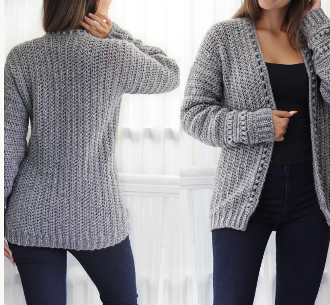 Cozy Oversized Crochet Cardigan PDF Pattern