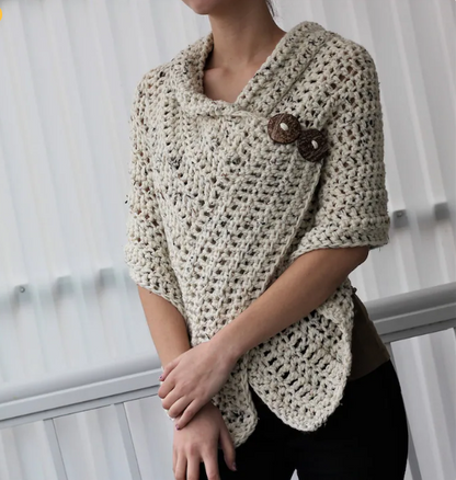The Sierra Poncho Crochet Pattern
