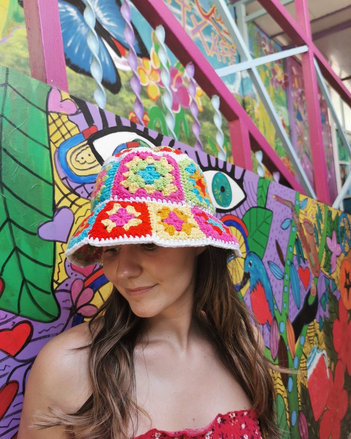 Crochet Pattern BUCKETELIS Granny Bucket Hat – PDF - Hakel Liebe