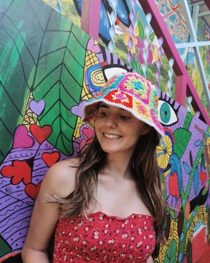 Crochet Pattern BUCKETELIS Granny Bucket Hat – PDF - Hakel Liebe