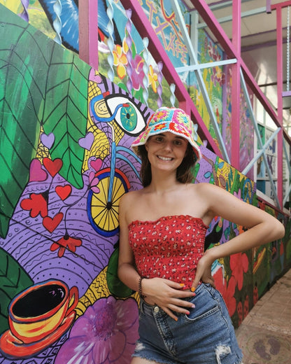 Crochet Pattern BUCKETELIS Granny Bucket Hat – PDF - Hakel Liebe