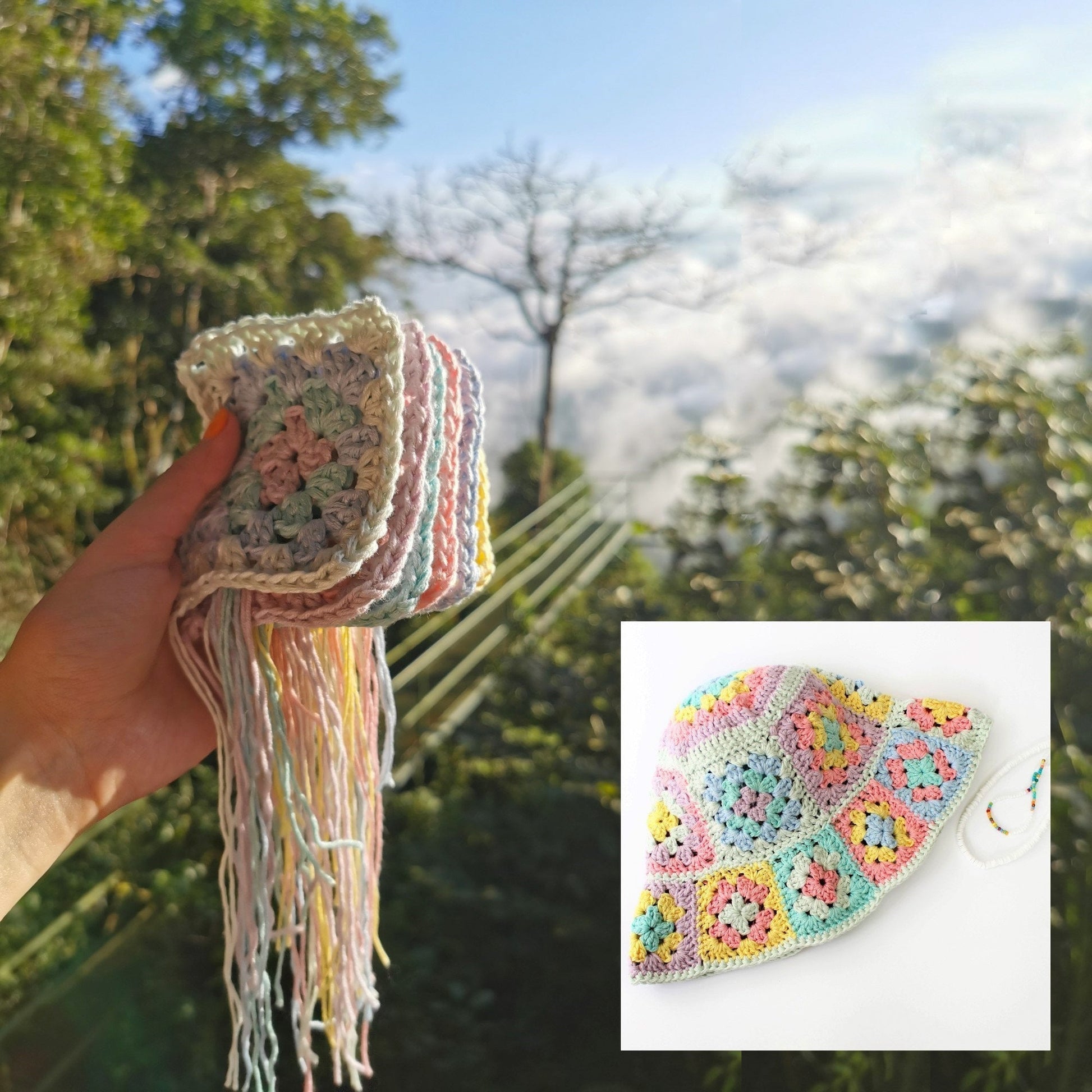 Crochet Pattern BUCKETELIS Granny Bucket Hat – PDF - Hakel Liebe