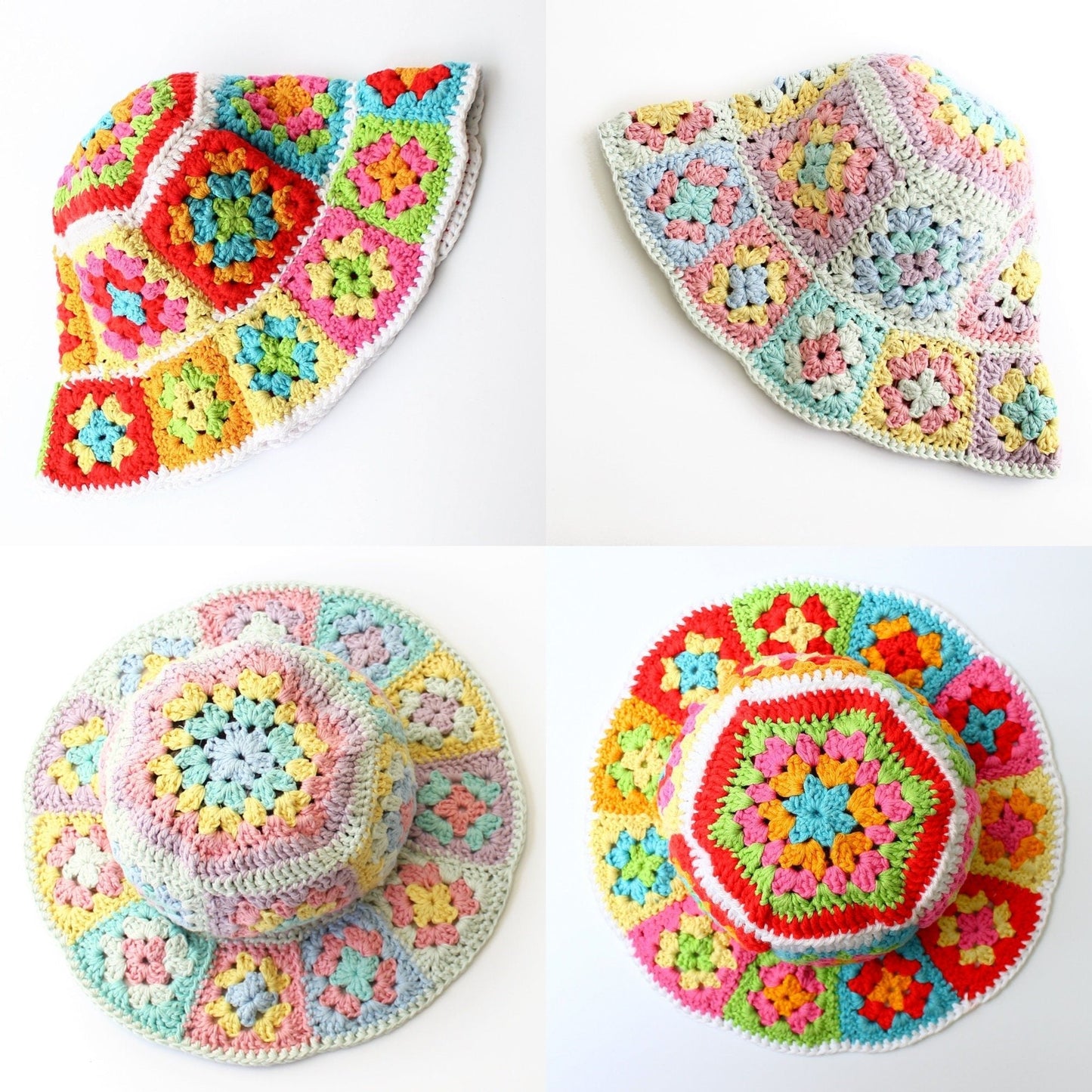 Crochet Pattern BUCKETELIS Granny Bucket Hat – PDF - Hakel Liebe