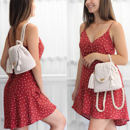 Crochet Pattern BAGOVIA Backpack – PDF - Hakel Liebe