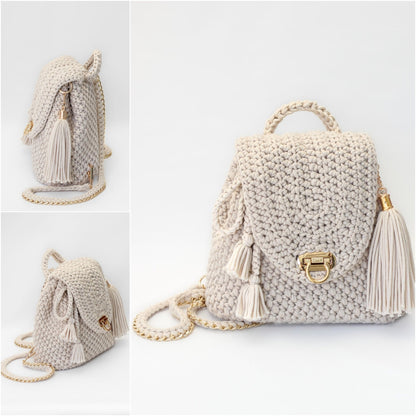 Crochet Pattern BAGOVIA Backpack – PDF - Hakel Liebe