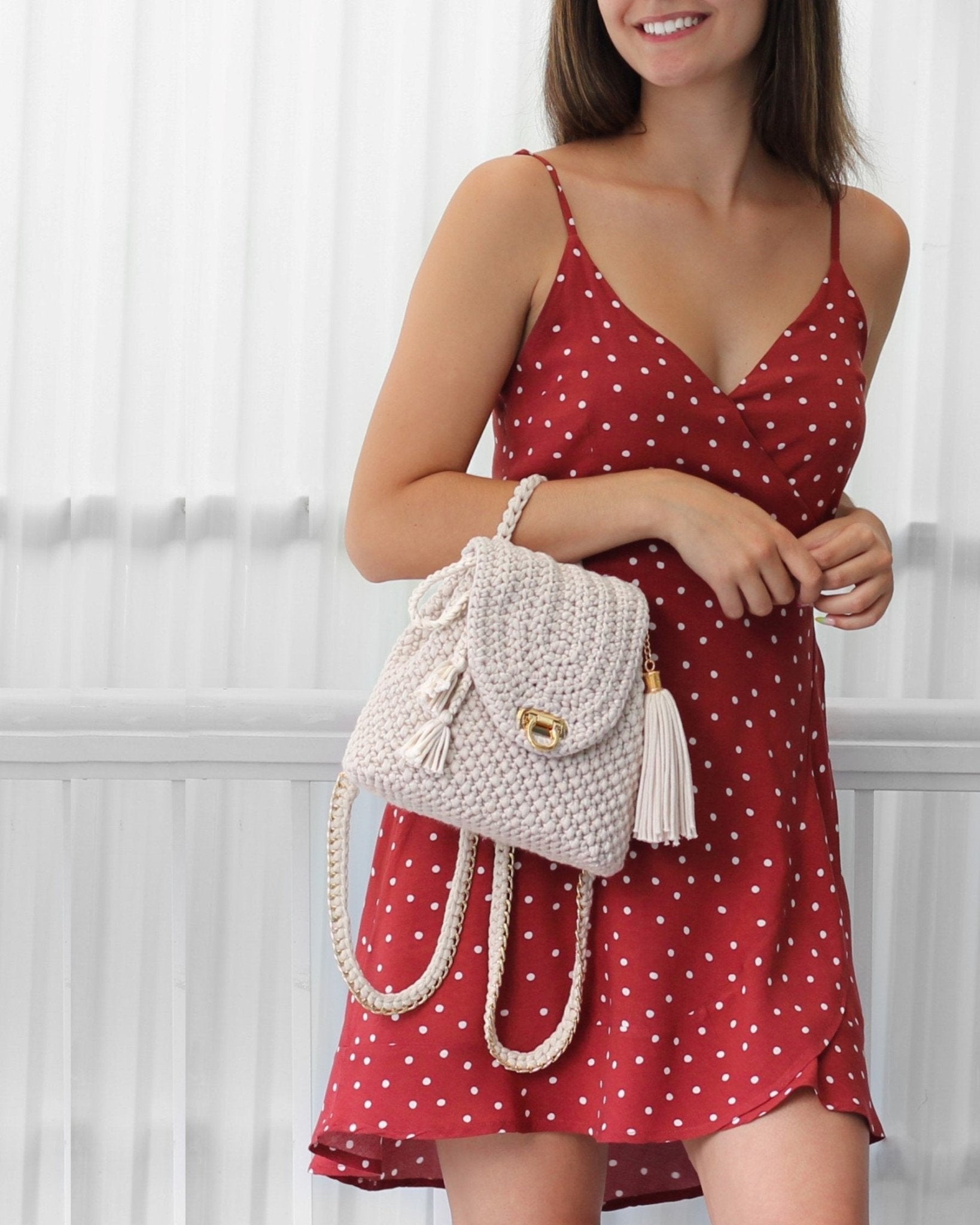 Crochet Pattern BAGOVIA Backpack – PDF - Hakel Liebe