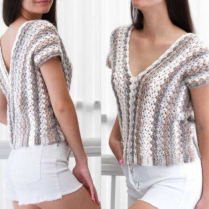 Crochet Pattern AMANOVIA Boho Top – PDF (XS–XXL) - Hakel Liebe