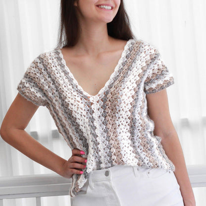 Crochet Pattern AMANOVIA Boho Top – PDF (XS–XXL) - Hakel Liebe
