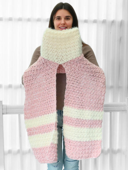 Crochet Pattern TRIOLIS 3-in-1 Hooded Scarf – PDF - Hakel Liebe