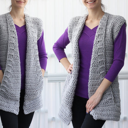 Crochet Pattern ARIALIS Vest – PDF (7Y–3XL) - Hakel Liebe