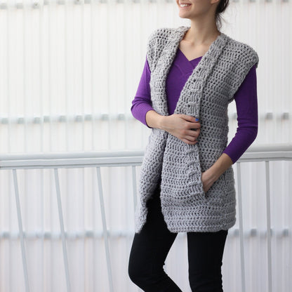 Crochet Pattern ARIALIS Vest – PDF (7Y–3XL) - Hakel Liebe