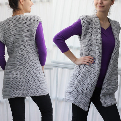 Crochet Pattern ARIALIS Vest – PDF (7Y–3XL) - Hakel Liebe