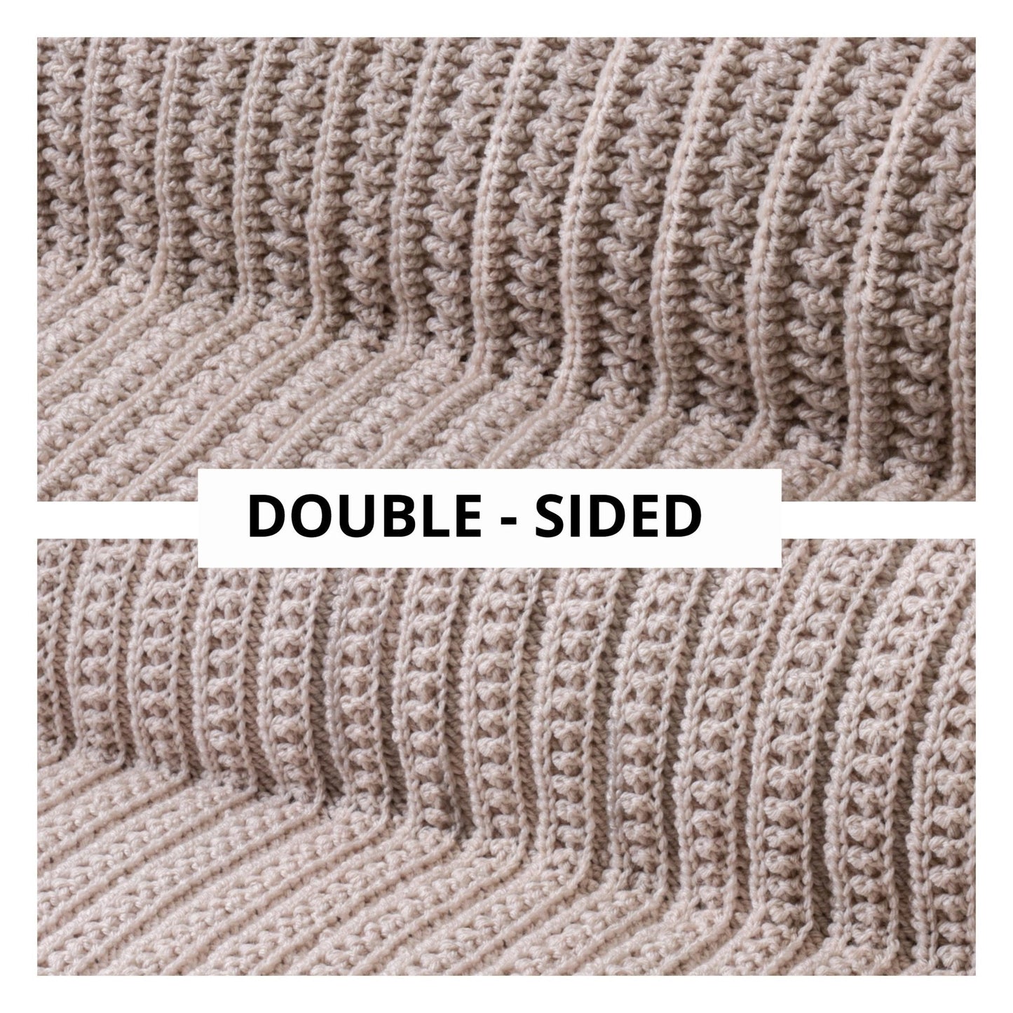 Crochet Pattern REVERSELIS Blanket – 16 Sizes PDF - Hakel Liebe
