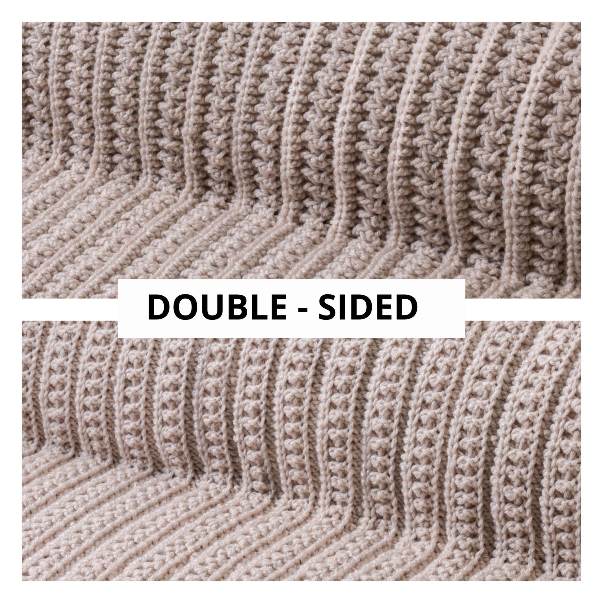 Crochet Pattern REVERSELIS Blanket – 16 Sizes PDF - Hakel Liebe