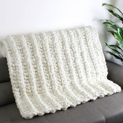 Crochet Pattern BANFFOVIA Chunky Blanket – 3 Sizes PDF - Hakel Liebe