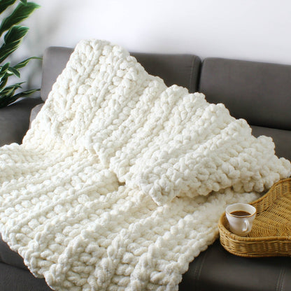 Crochet Pattern BANFFOVIA Chunky Blanket – 3 Sizes PDF - Hakel Liebe