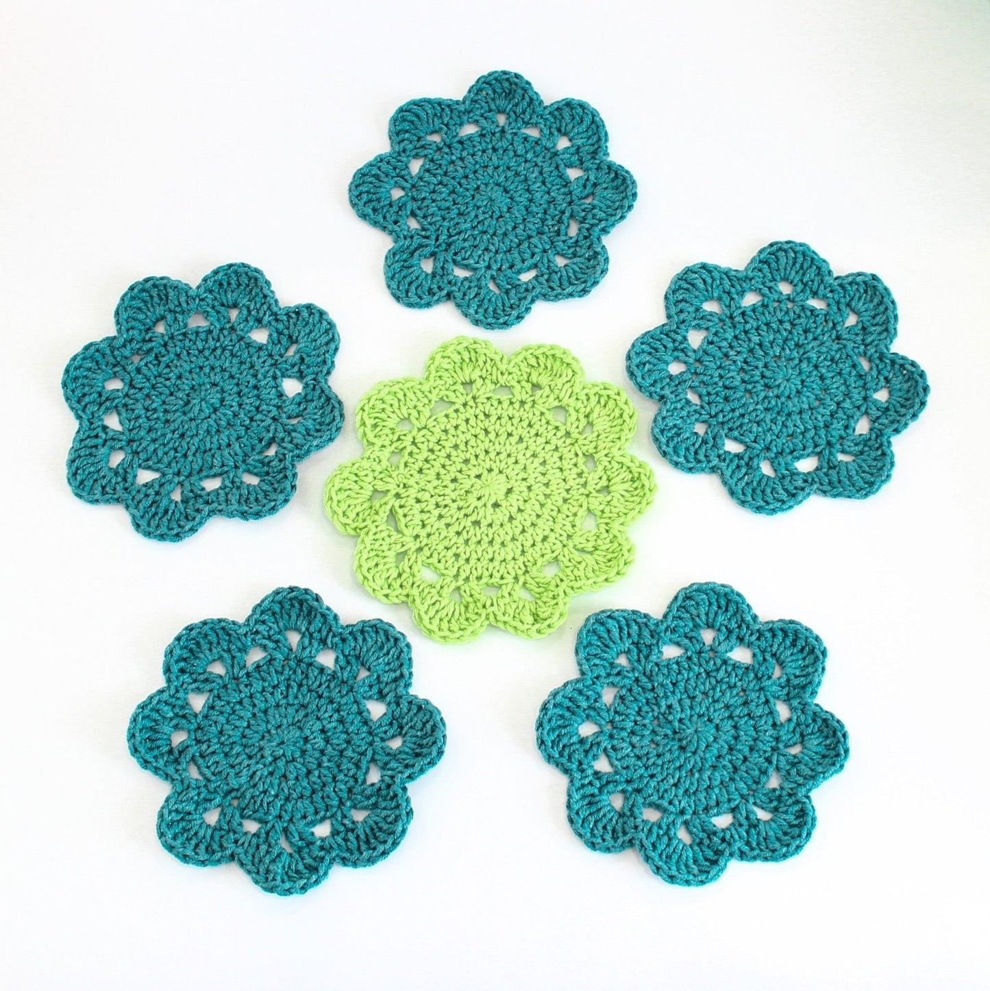 Crochet Pattern MAGICPOT Flower Pot Coasters – PDF - Hakel Liebe