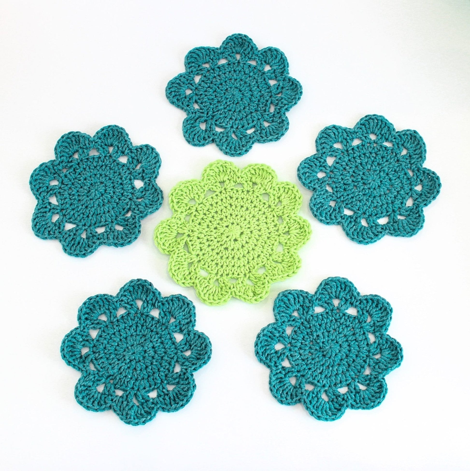 Crochet Pattern MAGICPOT Flower Pot Coasters – PDF - Hakel Liebe