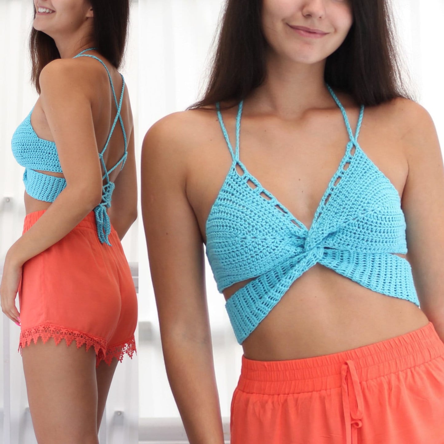 Crochet Pattern PAPELIS Crop Top – PDF (S–L) - Hakel Liebe