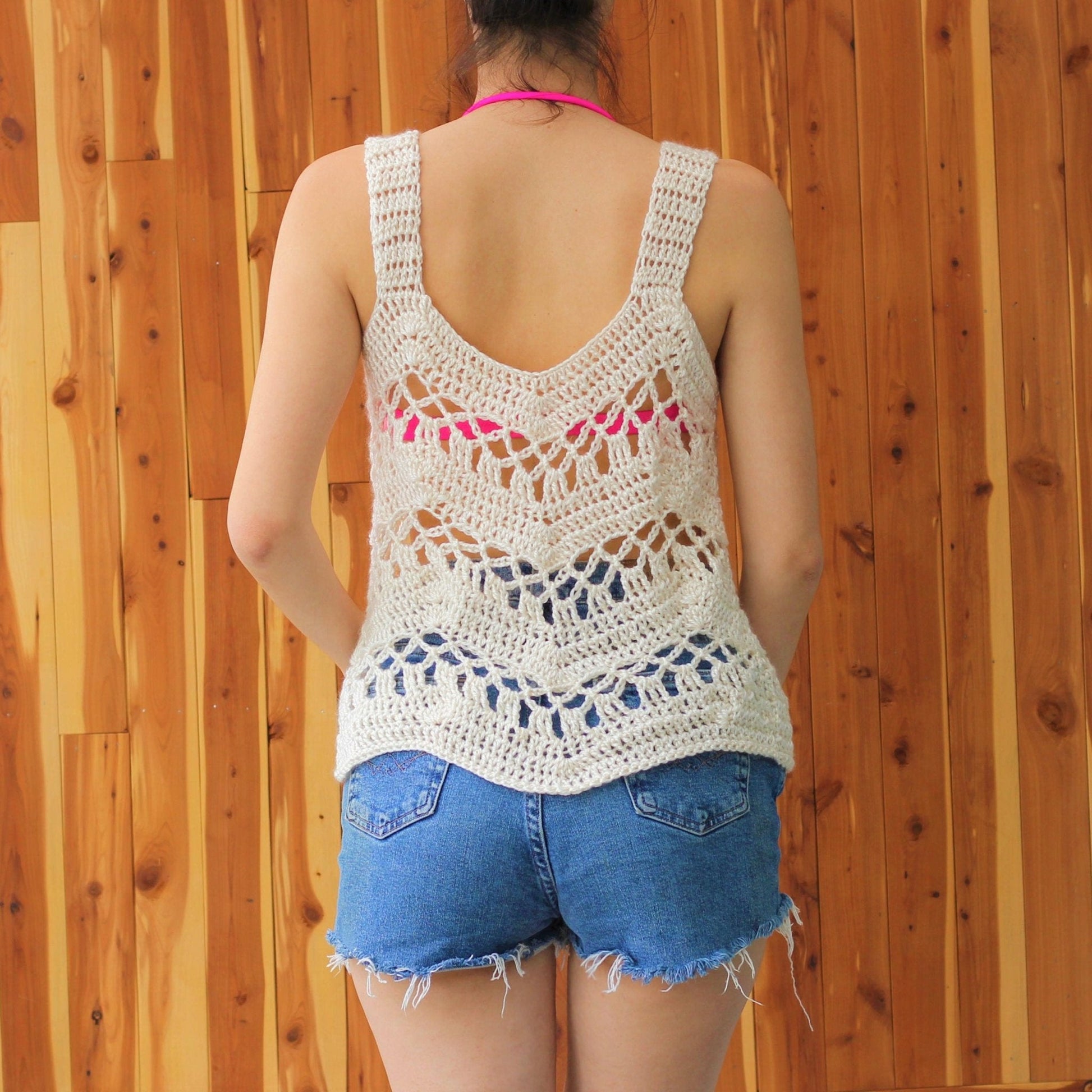 Crochet Pattern CALIELIS Beach Top – PDF (S–XXL) - Hakel Liebe