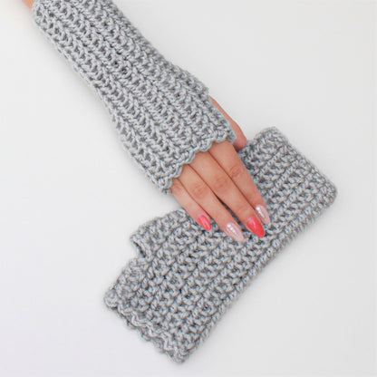 Crochet Pattern MITTELIS Fingerless Gloves – PDF - Hakel Liebe