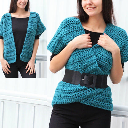 Crochet Pattern VESTELIS Vest – PDF (XS–3XL) - Hakel Liebe