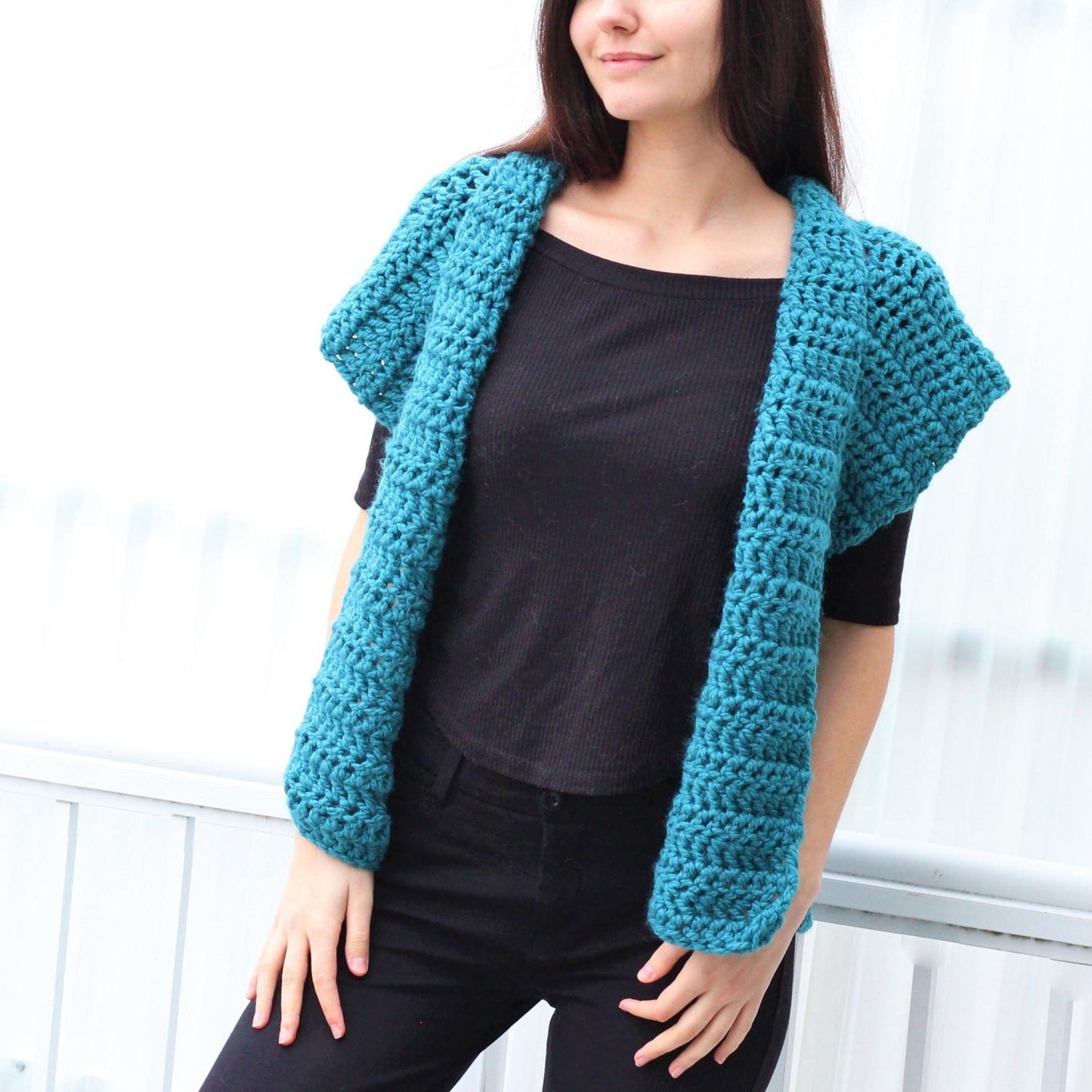 Crochet Pattern VESTELIS Vest – PDF (XS–3XL) - Hakel Liebe
