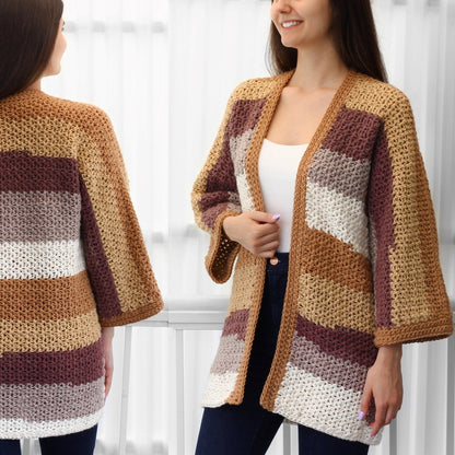 Crochet Pattern CHLOELIS Kimono Cardigan – PDF (XS–3XL) - Hakel Liebe