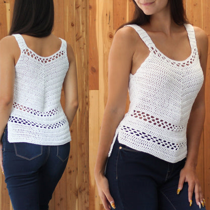 Crochet Pattern CLARALIS Crop Top – PDF (XS–XXL) - Hakel Liebe