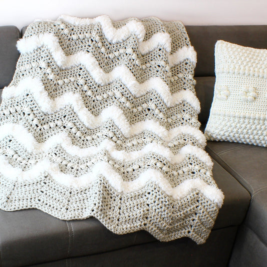 Crochet Pattern COZELIS Blanket – 3 Sizes PDF - Hakel Liebe