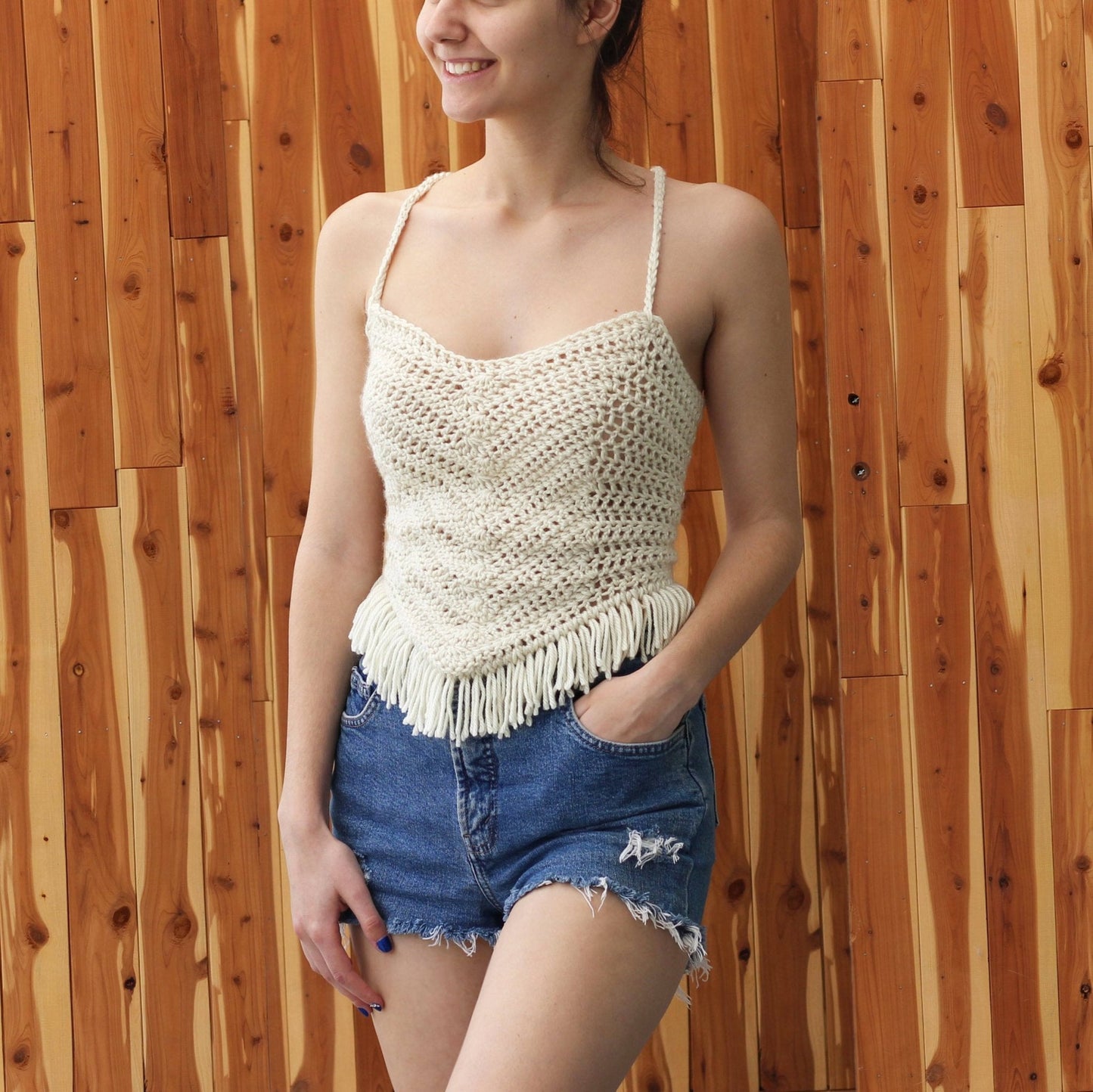 Crochet Pattern QUICKELIS Crop Top – PDF (S–3XL) - Hakel Liebe