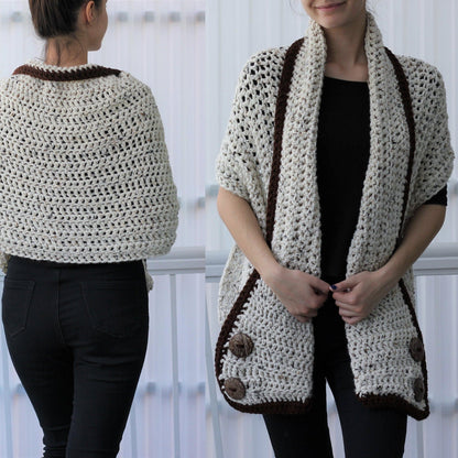 Crochet Pattern POCKELIS Pocket Shawl – PDF - Hakel Liebe