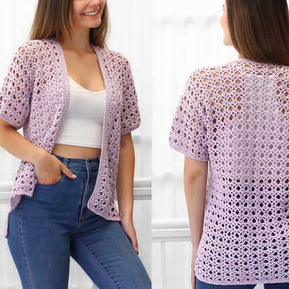 Crochet Pattern KIMOVIA Kimono Cardigan – PDF (XS–3XL) - Hakel Liebe