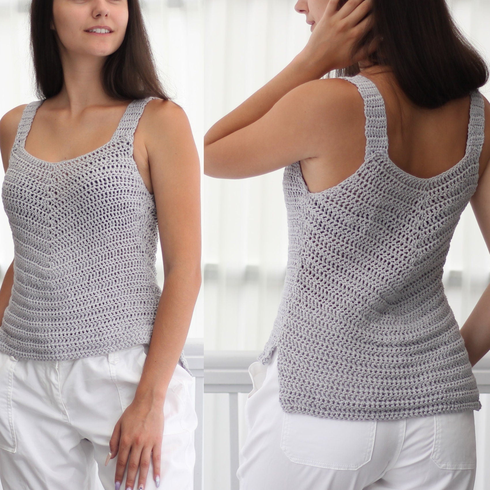 Crochet Pattern BOHOVIA Boho Crop Top – PDF (XS–XXL) - Hakel Liebe