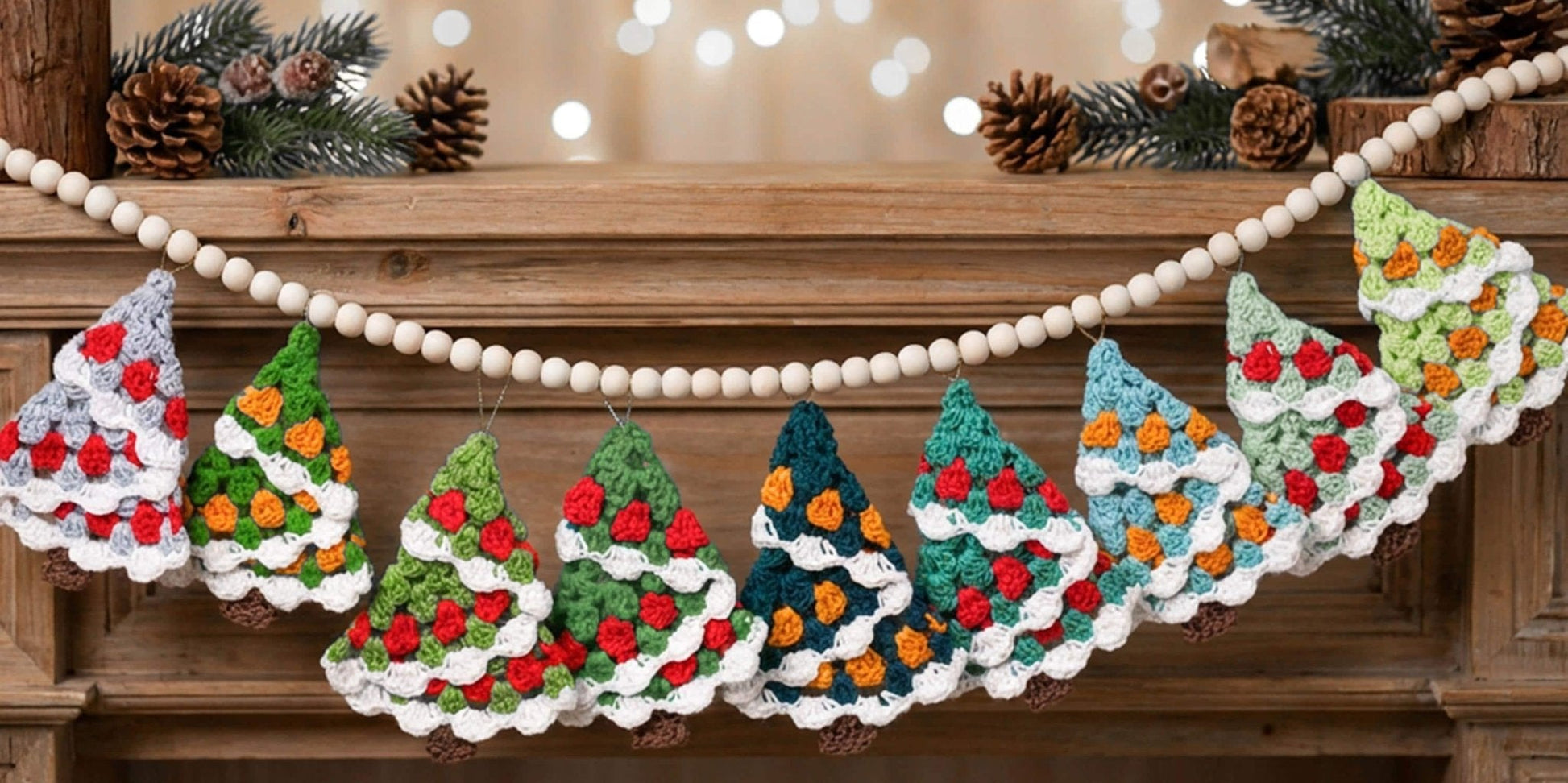 Crochet Pattern FROSTIS Christmas Tree – 2 Sizes PDF - Hakel Liebe