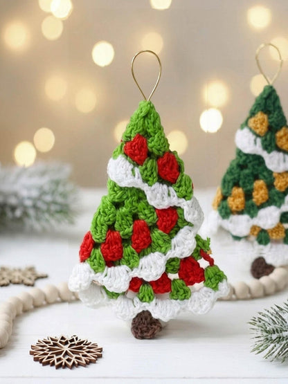 Crochet Pattern FROSTIS Christmas Tree – 2 Sizes PDF - Hakel Liebe
