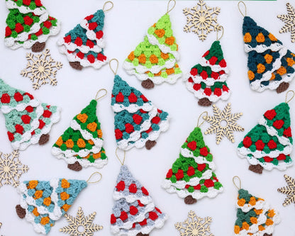 Crochet Pattern FROSTIS Christmas Tree – 2 Sizes PDF - Hakel Liebe