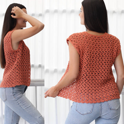Crochet Pattern HARPELIS Summer Cardigan – PDF (XS–3XL) - Hakel Liebe