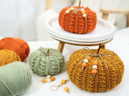 Crochet Pattern PUMPELIS Fall Pumpkins – 7 Sizes PDF - Hakel Liebe