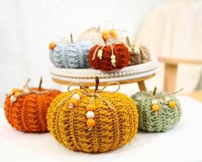 Crochet Pattern PUMPELIS Fall Pumpkins – 7 Sizes PDF - Hakel Liebe