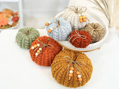 Crochet Pattern PUMPELIS Fall Pumpkins – 7 Sizes PDF - Hakel Liebe