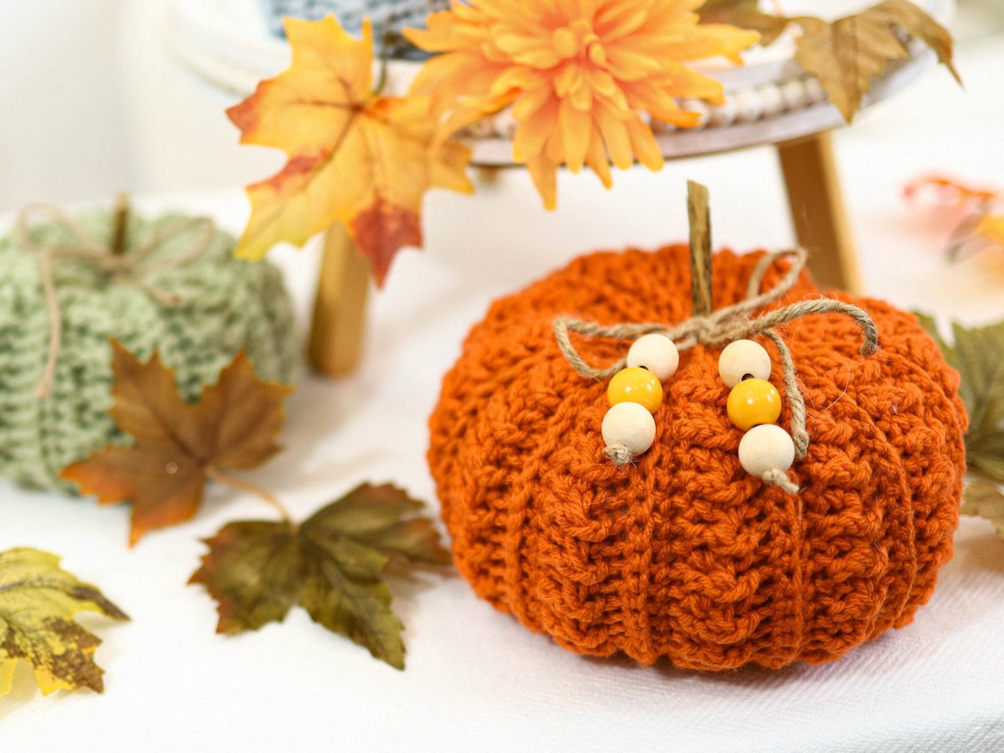 Crochet Pattern PUMPELIS Fall Pumpkins – 7 Sizes PDF - Hakel Liebe