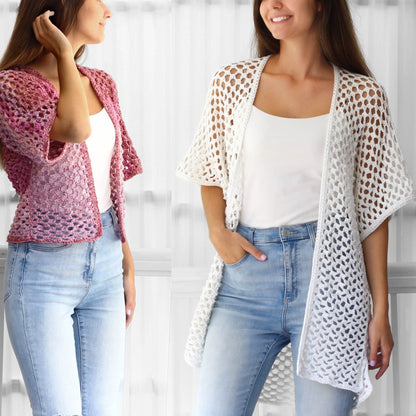 Crochet Pattern KIMOLIS Kimono Cardigan – PDF (XS–3XL) - Hakel Liebe