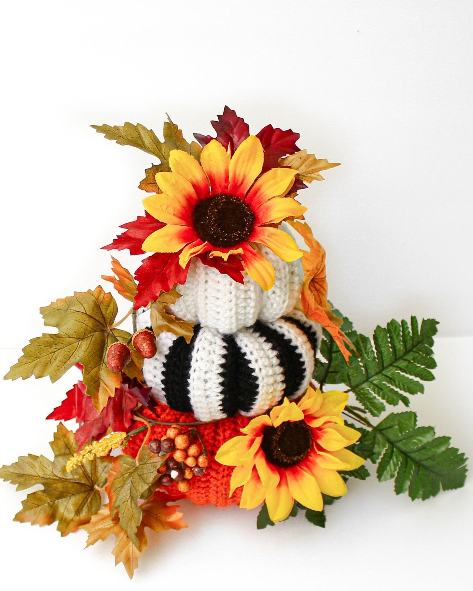 Crochet Pattern PUMPKELIS Pumpkins – 5 Sizes Fall Decor PDF - Hakel Liebe