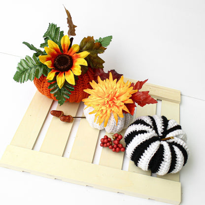 Crochet Pattern PUMPKELIS Pumpkins – 5 Sizes Fall Decor PDF - Hakel Liebe