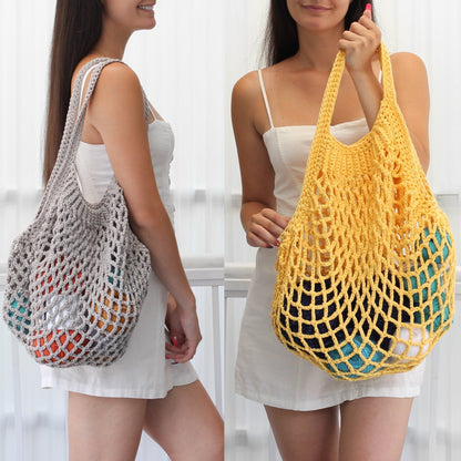 Crochet Pattern MAILLETTE French Market Bag – 4 Sizes PDF - Hakel Liebe