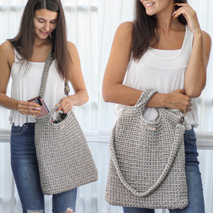 Crochet Pattern QUATRIS Convertible Bag – PDF - Hakel Liebe