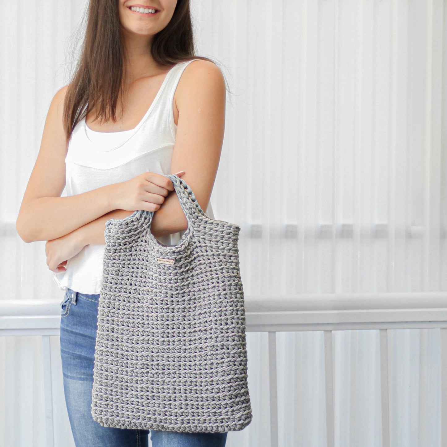 Crochet Pattern QUATRIS Convertible Bag – PDF - Hakel Liebe